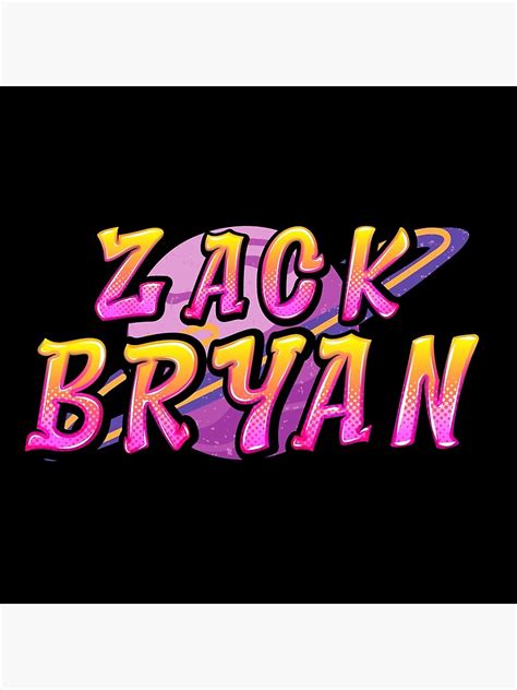 Zack Bryan Poster For Sale By Rerm Redbubble