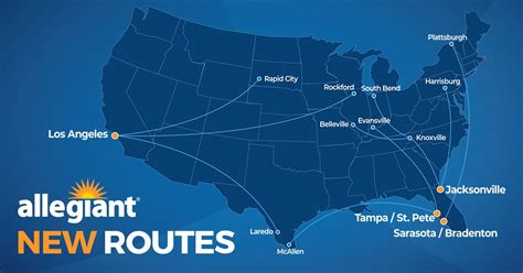 Allegiant Announces New Direct Flight to Los Angeles ️ Rapid City ...