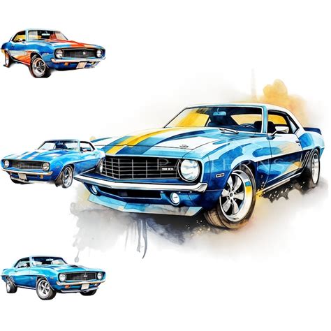 Chevrolet Camaro Clipart PNG - Etsy