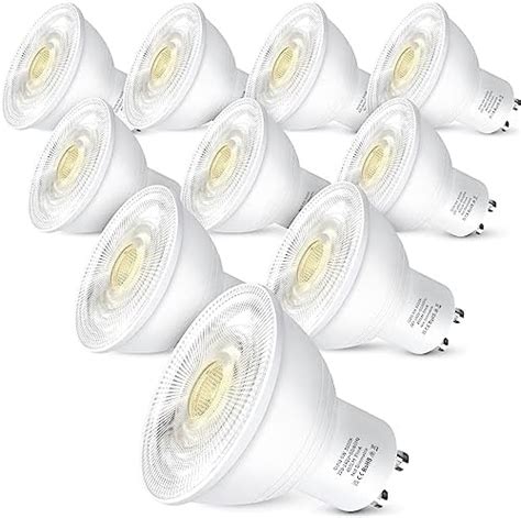 Pursnic Gu10 Led Kaltweiß 6000k 5w Led Leuchtmittel 450 Lumen Ersetzt