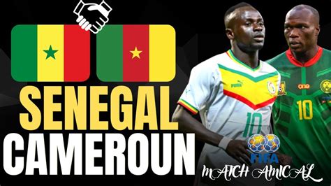 LIVE SÉNÉGAL CAMEROUN DUEL DE LIONS UN AVANT GOÛT DE LA