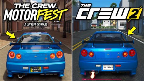 The Crew Motorfest Vs The Crew Physics And Details Comparison Youtube