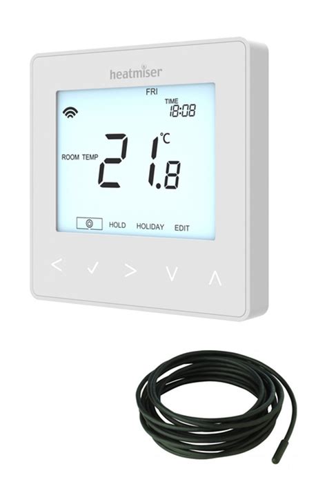 White Programmable Digital Thermostat 230v Electric Ufh Uheat