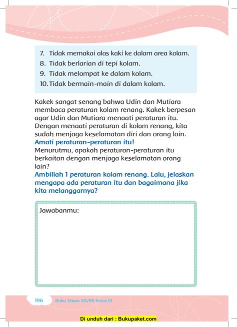 Buku Siswa Kelas Tema Revisi Sofia Sofia Halaman Pdf