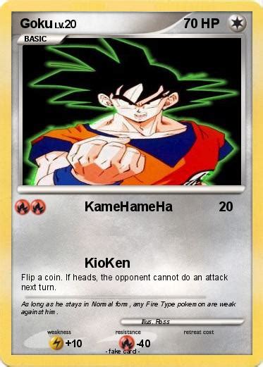 Pok Mon Goku Kamehameha My Pokemon Card