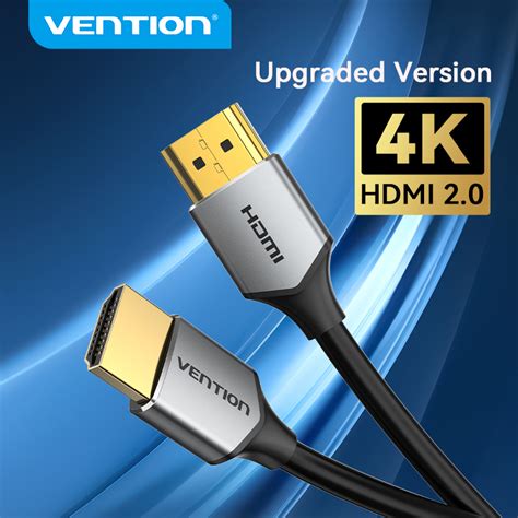 Vention Ultra Thin Hdmi Cable 4k 60hz Hdmi20 Cable For Pc Xbox Gaming