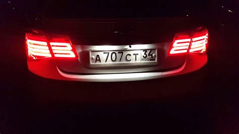 Задние фары для Chevrolet cruze new mersedes style - YouTube