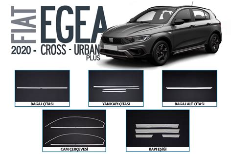 Omsa Fiat Egea Cross Urban Plus Krom Aksesuar Seti Par A Ve