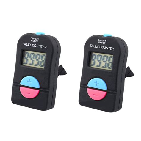 Pcs Digital Hand Tally Counter Electronic Add Subtract Manual Clicker