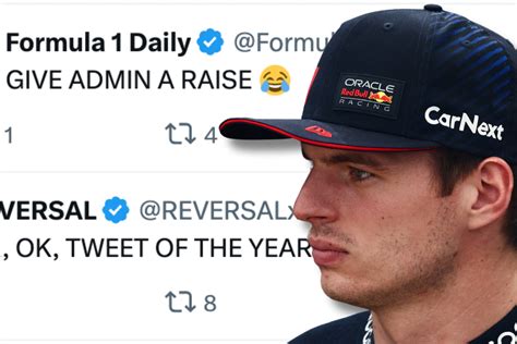 F1 Tweet Of The Year Verstappen Failure Causes Unexpected Win In