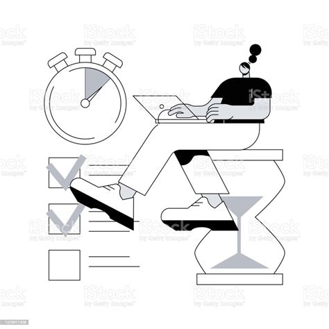 Time Management Abstract Concept Vector Illustration Stock Illustration Download Image Now