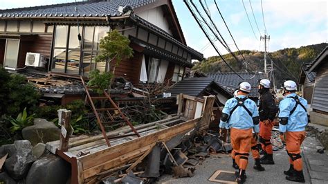 Japan Earthquake Toll Rises To 57 Rescuers Battle Aftershocks Poor