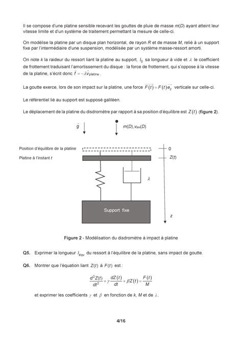 Ccinp Physique Chimie Sujet Mp Mpi G N Ration Pr Pa