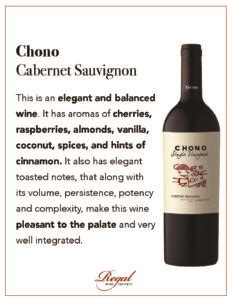 Chono Cab Sauv NV CC Regal Wine Imports