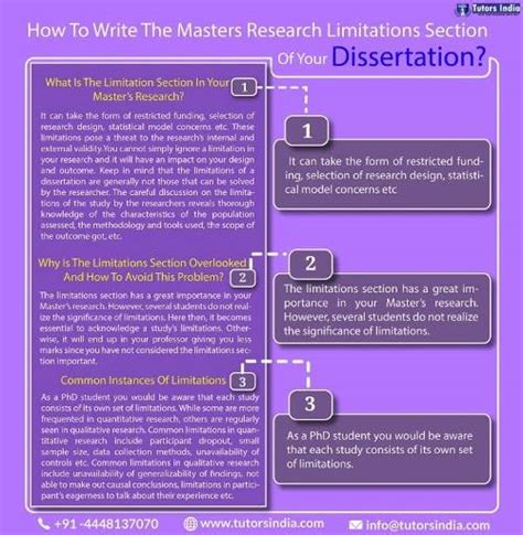 How To Write The Research Limitations Section Of Your Masters