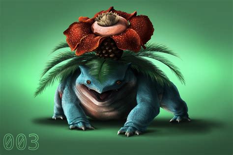 Venusaur Realistic Fan Art (OC) : r/pokemon