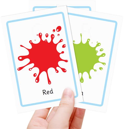 Free colour flashcards for kids - Totcards