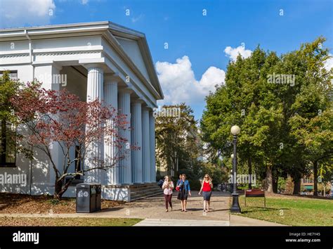 Athens Georgia North Campus Quad And Chapel At The University Of