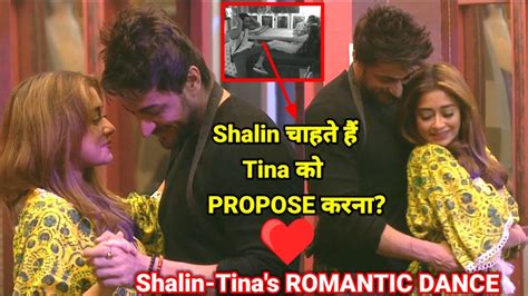 Bigg Boss 16 Shalin Tina Romantic Dance On Abdus Song Shalin Bhanot