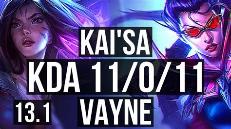 KAI SA Nami Vs VAYNE Rakan ADC 11 0 11 Rank 7 Kai Sa