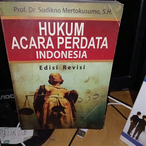 Jual Hukum Acara Perdata Indonesia By Sudikno Mertokusumo Lama Shopee