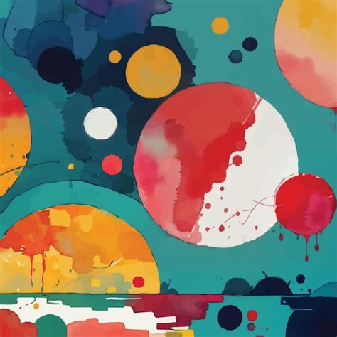 Premium Vector Colorful Watercolor Background
