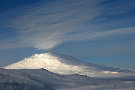 Mount Erebus Eruption