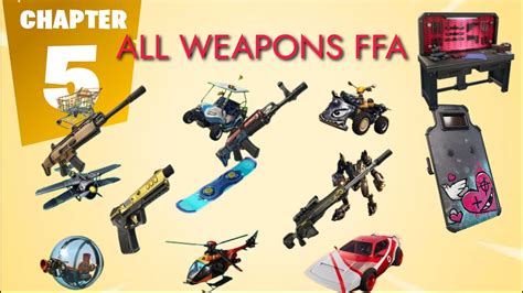 Ffa All Weaponall Cars 7376 1378 7227 By Ivartun Fortnite Creative