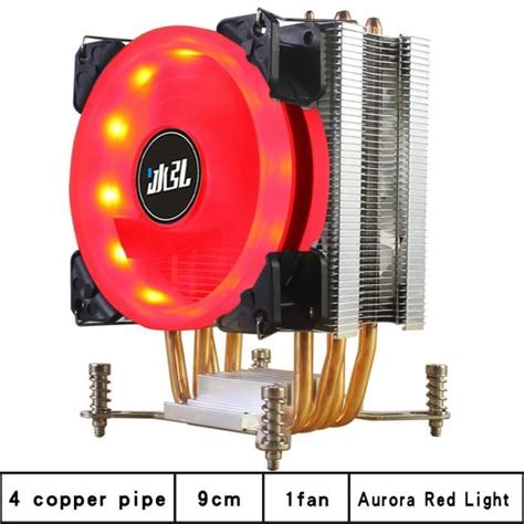 Rouge 1 ventilateur 4 broches X79 LGA 2011 Système de