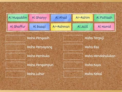 Asmaul Husna Match Up