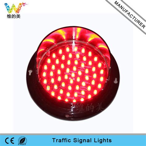 New Arrival 125mm Yellow LED Light Traffic Signal Lamp Wide Way