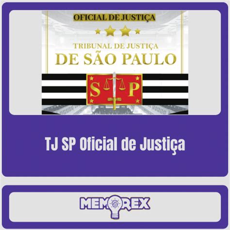 Memorex Tj Sp Oficial De Justi A Rateio De Cursos