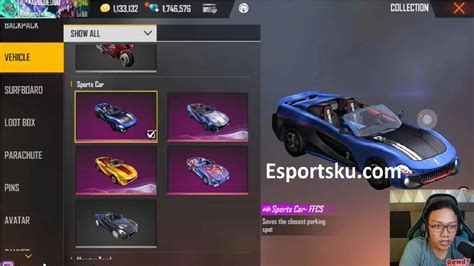 How To Get Sport Car Skin In Free Fire Ff Ffcs Esports