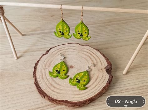 Korok Earrings The Legend Of Zelda Tears Of The Kingdom Etsy