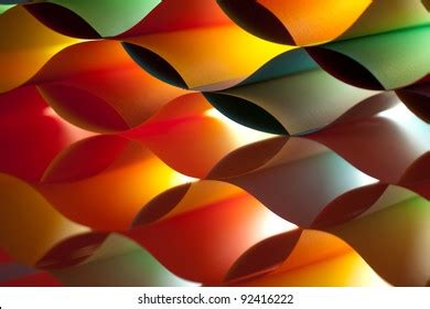 Background Macro Image Colored Origami Pattern Stock Photo