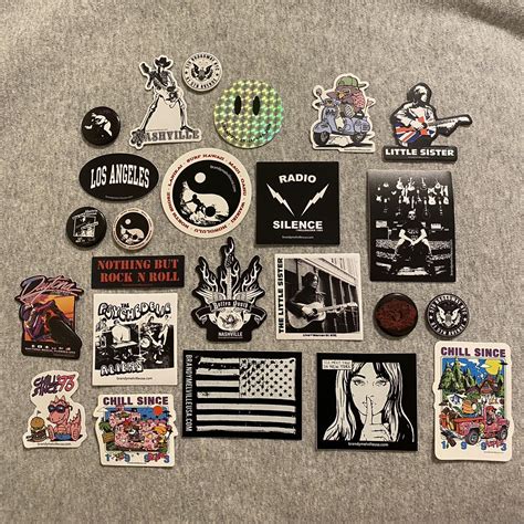 Brandy Melville Stickers Pins Random Pack Dm Depop