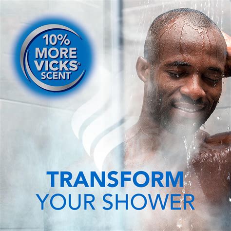 Vicks VapoShower Plus, Shower Bomb Tablets, Strong Soothing Non