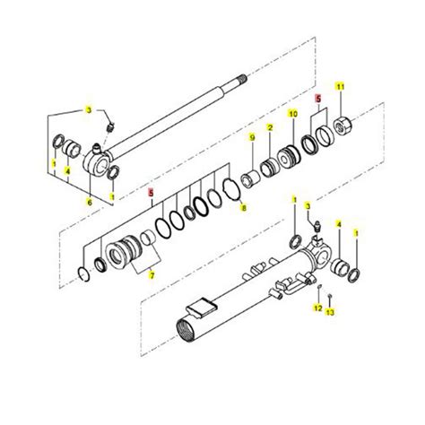 Yanmar Genuine Seal Kit Boom Cylinder Sv Machine Serve