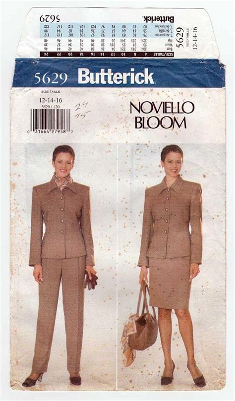 Butterick 5629 Noviello Bloom Women S Suit Sewing Pattern Etsy Suit