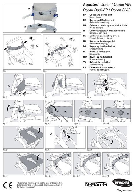 Pdf Aquatec Ocean Ocean Vip Invacare De La Cintura Toracica