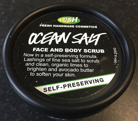 All Things Lush Uk Ocean Salt Self Preserving Scrub