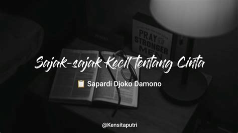 Musikalisasi Khen Sajak Sajak Kecil Tentang Cinta Sapardi Djoko