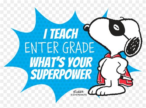 Snoopy Teacher, HD Png Download - 1000x1000(#358047) - PngFind