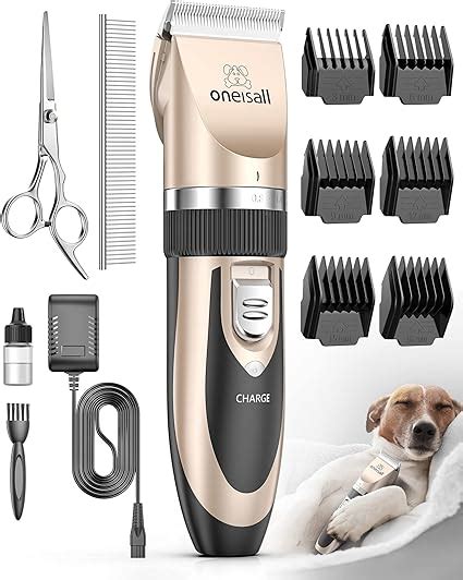 Oneisall Dog Clippers Professional Low Noise Shaver For Dogs Cats Pets