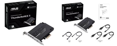 ASUS представила плату расширения Thunderbolt 5