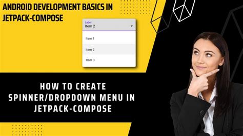 How To Create Spinner DropDown Menu In Jetpack Compose Android