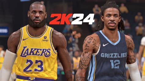 Nba 2k24 Lakers Vs Grizzlies Ultra Realistic Graphics Concept Gameplay Youtube