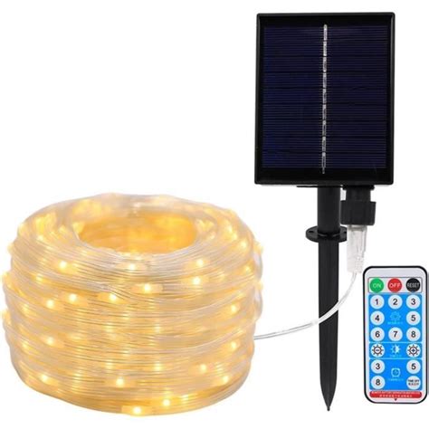 Lumi Res De Cordes Solaires Ext Rieures Guirlande Lumineuse Solaire