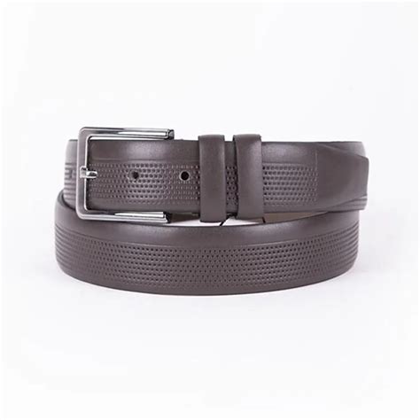 Buy Dark Brown Mens Vegan Leather Belt Dress Leatherbeltsonline