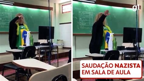 V Deo Professora Faz Sauda O Nazista Em Sala De Aula Do Paran